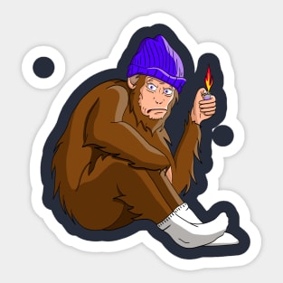 Monkey see.. Sticker